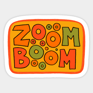 Zoom Boom Sticker